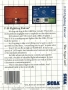 Sega  Master System&nbsp; - &nbsp;F-16 Fighting Falcon (Card) (Back)